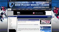 Desktop Screenshot of highplainshockey.com